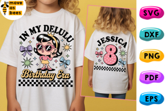 In My Delulu Birthday Era Svg, Png, Girl Shirt &amp; 0-9 Numbers Product Image 1