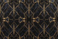 Black and Gold Abstract Geometric Pattern Background Wallpap Product Image 1