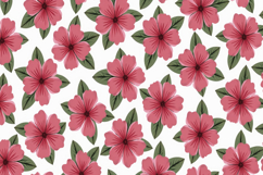 Pink Hibiscus Flowers Background Wallpaper Product Image 1