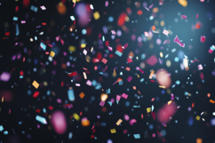 Confetti with Blur Background Wallpaper Product Image 1