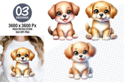 Cute Dog Clipart PNG, Pet Sublimation Design Product Image 1