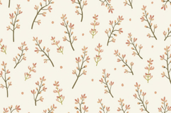 Floral Pattern Background Wallpaper Product Image 1