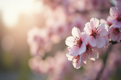 Beautiful Cherry Blossoms Background Wallpaper Product Image 1