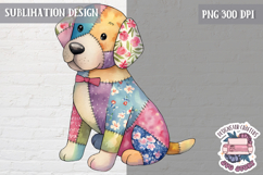 Cute Patchwork Animal Sublimation Design PNG kids t-shirt Product Image 1