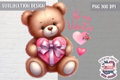Valentine Quote Symbol Love Sublimation Design PNG Heart Product Image 1