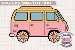 Groovy Summer Pastel Colors SVG Design Mascot Product Image 1