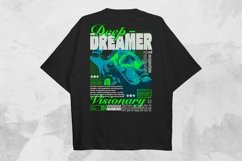 Deep Dreamer Streetwear PNG T-shirt Design Product Image 1
