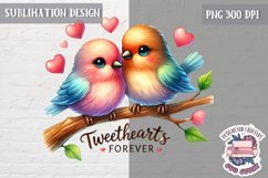 Valentine Love Animals Cute Quote Sublimation Design PNG Product Image 1