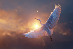 Great Egret Background Wallpaper Product Image 1