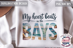 Summer Beach Sea Quote Watercolor Sublimation PNG Product Image 1