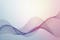 Abstract Blue and Pink Gradient Waves Background Wallpaper Product Image 1