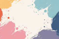 Watercolor Splash Border Background Product Image 1