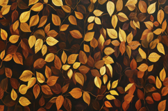 Yellow and Brown Leaves Background Wallpaper Product Image 1
