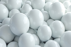 White Spheres Background Wallpaper Product Image 1