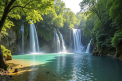 Waterfalls Background Wallpaper Product Image 1