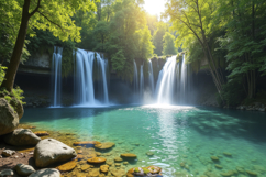 Waterfalls Background Wallpaper Product Image 1