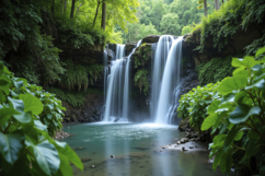 Forest Waterfall Background Product Image 1