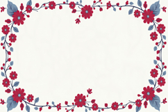 Floral Border Background Wallpaper Product Image 1