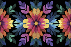 Colorful Floral Artwork Background Product Image 1