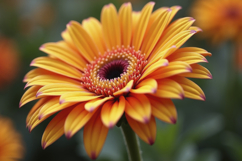 Vibrant Orange Gerbera Background Wallpaper Product Image 1