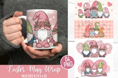 Easter Mug Wrap Design - Easter Gnome Sublimation Product Image 1
