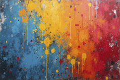 Vibrant Abstract Paint Splatter Background Wallpaper Product Image 1