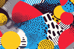 Colorful Geometric Pattern Background Wallpaper Product Image 1