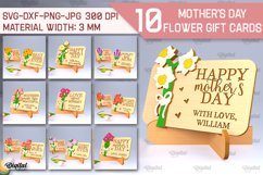 Mother&#039;s Day Flower Gift Cards SVG Bundle Product Image 1