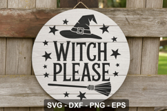 Witch Please Laser Cut File SVG Product Image 4