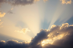 Sunset With Sky Background Product Image 1