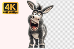 Fluffy Donkey Transparent PNG Product Image 1