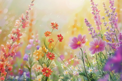 Wildflowers Background Wallpaper Product Image 1