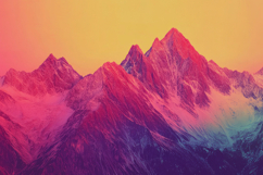 Gradient Mountain Background Wallpaper Product Image 1