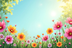 Colorful Flower Background Product Image 1