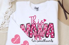 This Mama Loves Her Sweethearts , Valentine Sublimation PNG Product Image 1