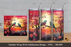 Two Birds Wrap Sublimation Design 3 Product Image 1