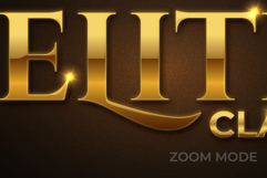 Gold Text Effect Style Product Image 3