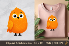Cute Chick DTF Sublimation Clipart Design 3 Product Image 1