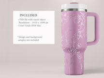 Engraved Tumbler Video Mockup Product Image 3