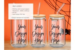 16oz Glass Can Mockup Product Image 3