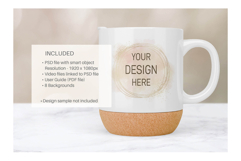 Cork Base Mug Video Mockup Product Image 3