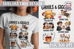 Cute Halloween Clipart PNG Sublimation Cozy Ideas Tshirt Product Image 1