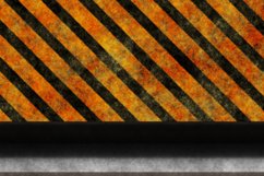 Tumbler Straight 20 OZ Sublimation Hazard Wrap Design Product Image 3