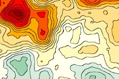 Tumbler Tapered 20 OZ Sublimation Topographic Wrap Design Product Image 2