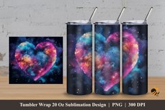 Fantasy Love Tumbler Wrap Sublimation Design 3 Product Image 1