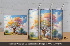 Wild Harmony Tumbler Wrap Sublimation Design 3 Product Image 1