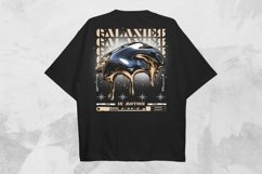 Galaxies in Motion Streetwear PNG T-shirt Design Product Image 1