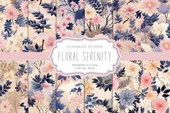 Floral Serenity Seamless Patterns Product Image 1