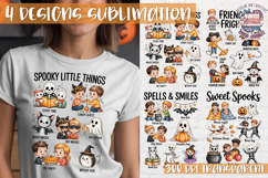 Cute Halloween Clipart PNG Sublimation Cozy Ideas 4 Designs Product Image 1