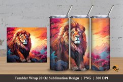 Living Forests Tumbler Wrap Sublimation Design 3 Product Image 1